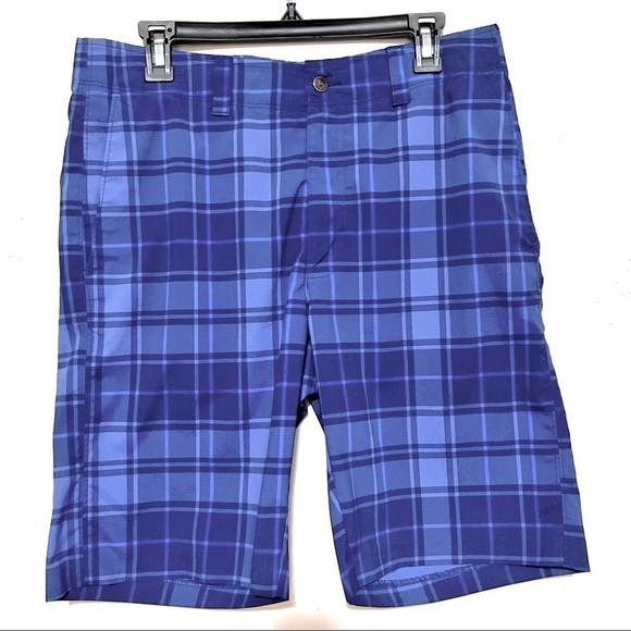 CALLAWAY Swing Tech Ergo Golf Shorts navy mens size 32 - Picture 2 of 11